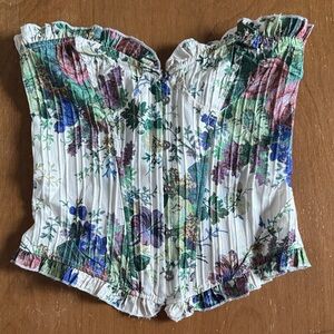 SHEIN Floral Corset Top - Multicolor